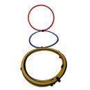 ProTennisAustria Speedy Ring Ringleiter Laufleiter Koordinationsleiter 5,5m - Bunte Ringe