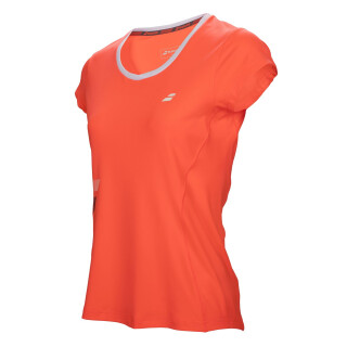 Babolat Core Flag Club Shirt - Tennis Shirt Damen - Fluo Strike