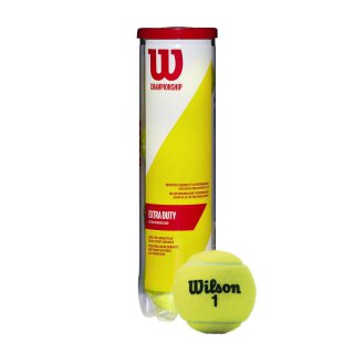 Wilson Championship Extra Duty Tennisball - 4er Dose - Hobby Amateur Meisterschaftsball