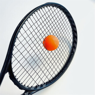 ProTennisAustria SwingBoost - Tennisschläger Schwungtrainer - ⌀6cm / 150g - Orange - Soft Vinyl - Perfekt zum Aufwärmen vor dem Tennis