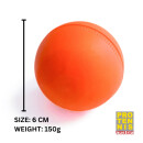 ProTennisAustria SwingBoost - Tennisschläger Schwungtrainer - ⌀6cm / 150g - Orange - Soft Vinyl - Perfekt zum Aufwärmen vor dem Tennis