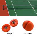 ProTennisAustria SwingBoost - Tennisschläger Schwungtrainer - ⌀6cm / 150g - Orange - Soft Vinyl - Perfekt zum Aufwärmen vor dem Tennis